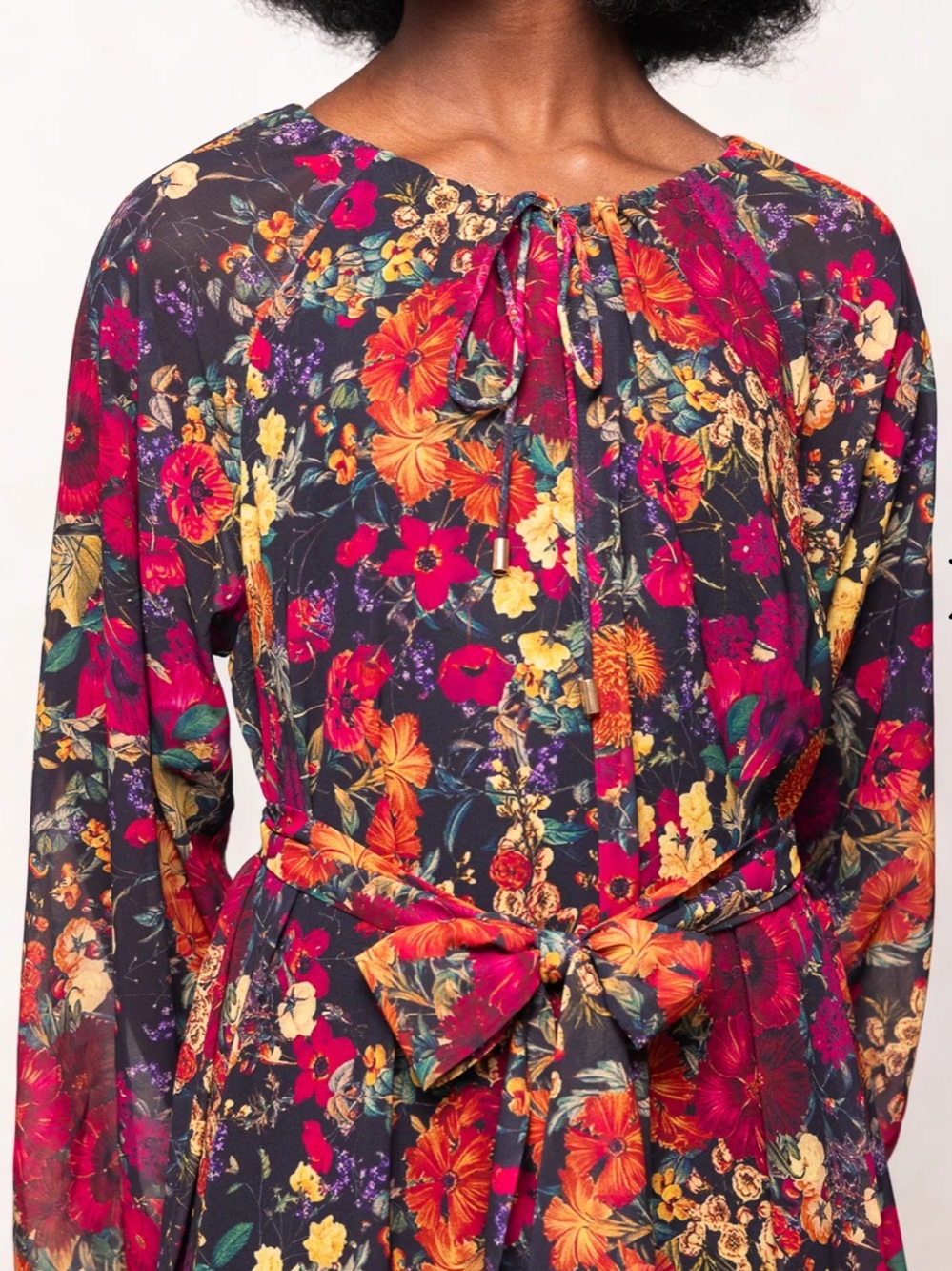 Ivy City Co. Imogen Dress in Night Garden Maxi Floral Boho Bohemian - Picture 6 of 16